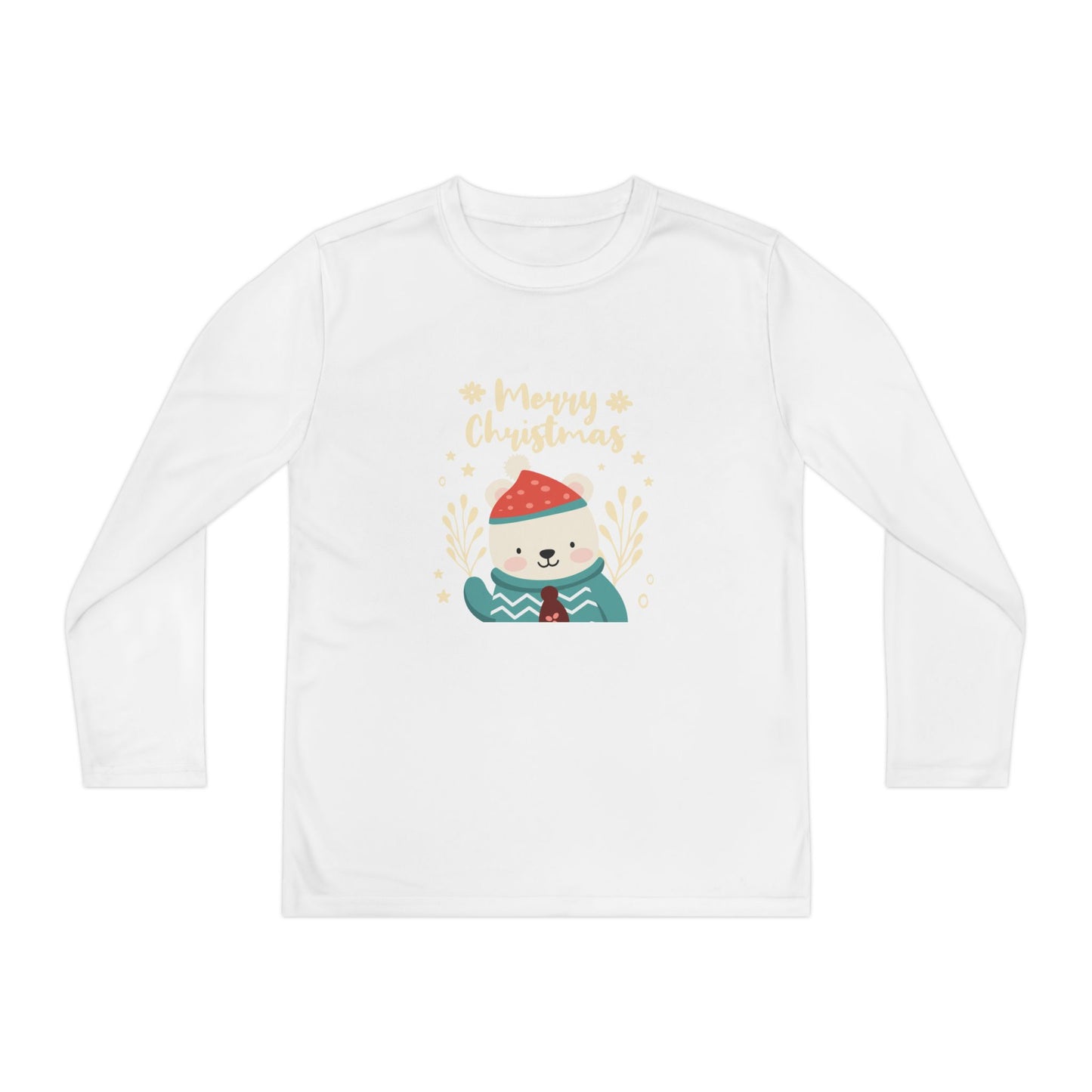 Long Sleeve Youth Tee Holiday Gift - Merry Christmas