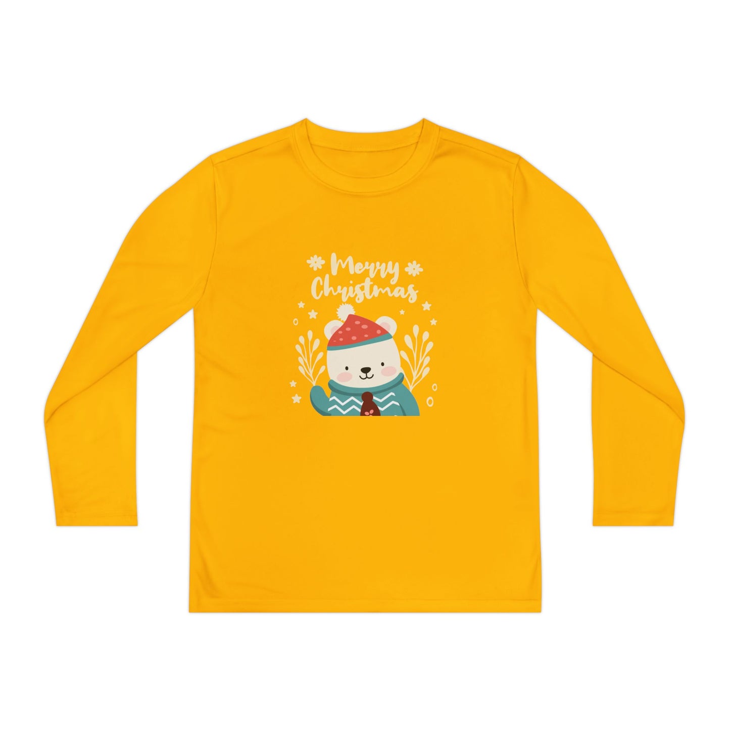 Long Sleeve Youth Tee Holiday Gift - Merry Christmas