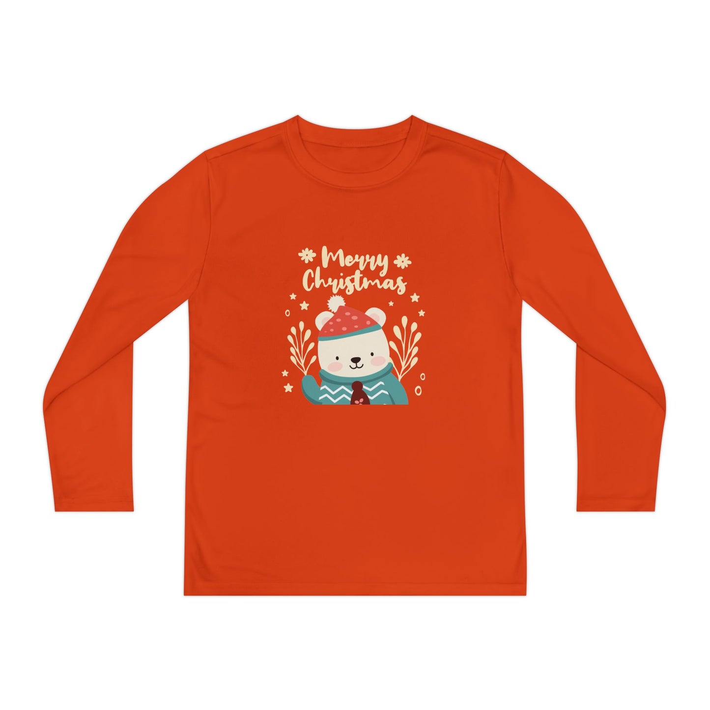 Long Sleeve Youth Tee Holiday Gift - Merry Christmas