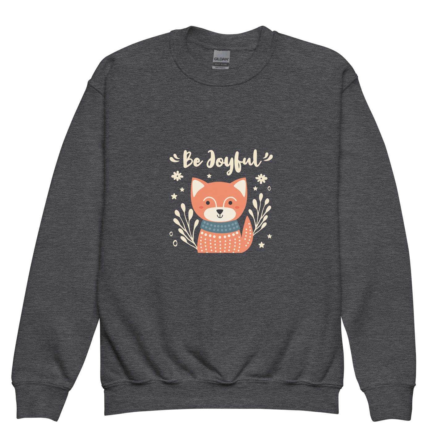 Youth crewneck sweatshirt - Be Joyful