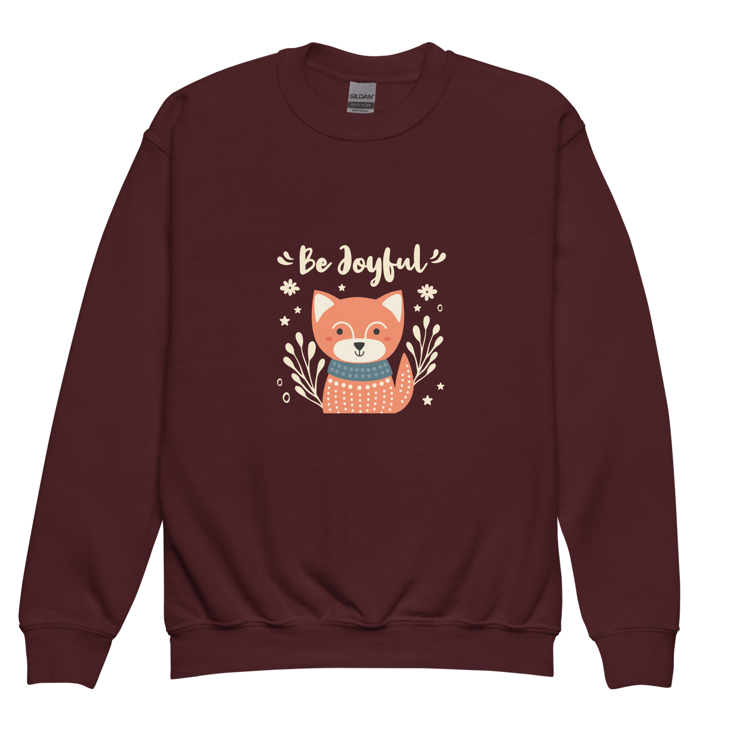 Youth crewneck sweatshirt - Be Joyful